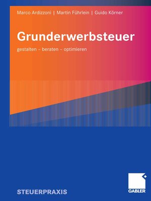 cover image of Grunderwerbsteuer